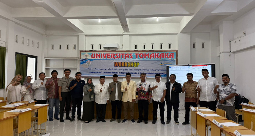 Universitas Tomakaka Gelar Workshop Penyusunan Visi dan Misi Program Pascasarjana